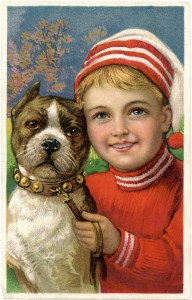 Free-Christmas-Picture-Boy-Dog-GraphicsFairy-658x1024