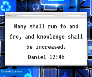 many shall run to and fro, and knowledge