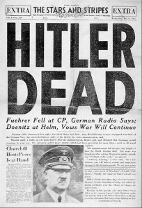 Is Hitler dead? Will his clone be the antichrist? Source: Wikipedia; By US Army - Stars and Stripes, the official US Army magazine., Public Domain